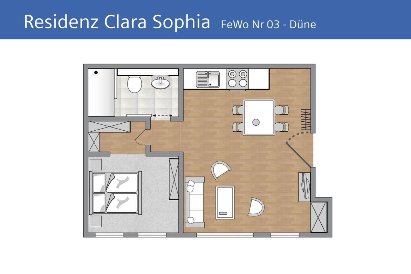 Ferienwohnung Duene In Der Residenz Clara Sophia Binz Exterior foto